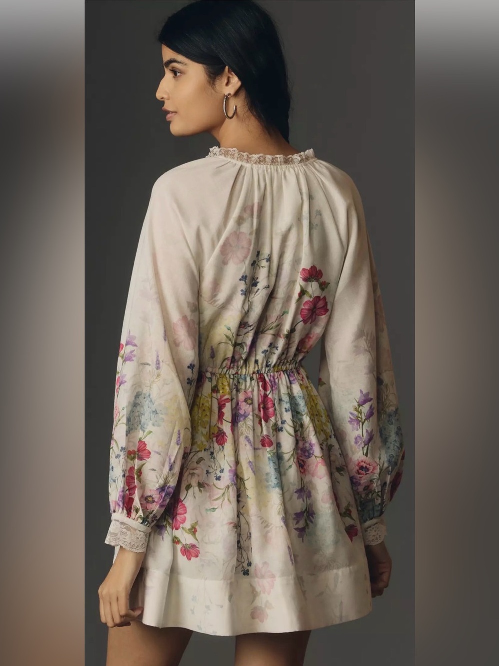 NWT Anthropologie Let Me Be V-Neck A-Line Mini Dress - Picture 2 of 10